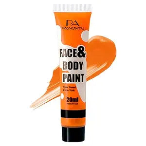 Orange Face Body Paint - Professional Water-Based Body Paint