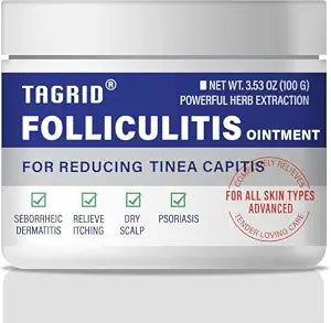 TAGRID Folliculitis Treatment Cream, Ingrown Hair Treatment, Soothing Scalp, Face & Body Cream - Hydrating & Refreshing - 3.5 Fl Oz