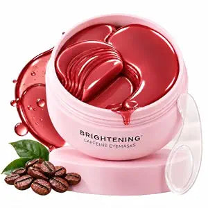 Caffeine Eye Masks,Under Eye Patches for Dark Circles & Wrinkles,Smile Line