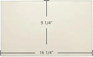 Jotul Betha Ceramic Glass Panel Γ Replacement for Part #10024210 (16 1/4" x 9 1/4")