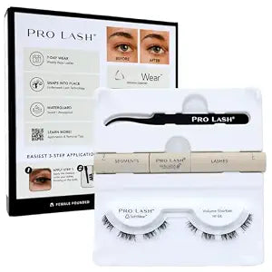 Pro Lash SoftWear Mini Lash Cluster Kit, Volume Shorties No. 06 Black