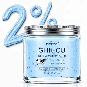 GHK-Cu Copper Peptide Face Cream - Tallow and Honey Balm Face Moisturizer