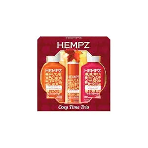 Hempz Mini Moisturizer & Lip Balm Kit, Cozy Time Trio (Pack of 3)