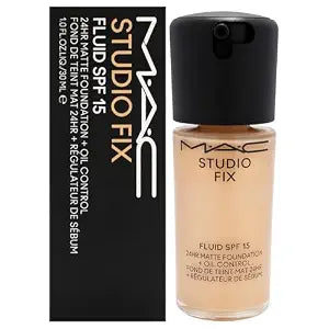 Studio Fix Fluid SPF 15 24Hr Matte Foundation Plus Oil Control - NC25 by MAC for Women - 1 oz Foundation