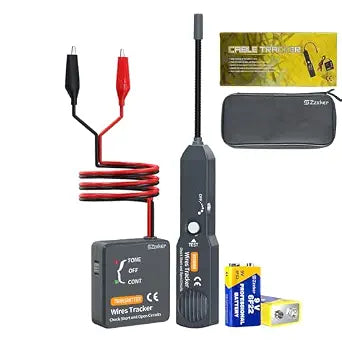 Cable Tracker Electrical,Circuit Tracer,Automotive Open&Short Finder Circuit Tester,Wire Tracer Tester Electrical Tool,Circuit Tracer DC 6-42V for Automotive and General Use(Batteries 2PCS Included)