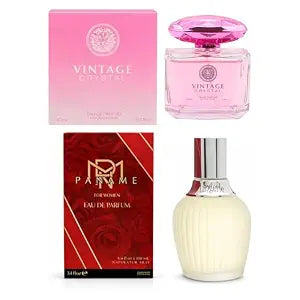 Sandora Fragrances Women's Perfume 2-Pack – Eau de Parfum – Two Full-Size 100 ml Bottles – Soft Floral Fresh + Modern Sweet Expressive Fragrance