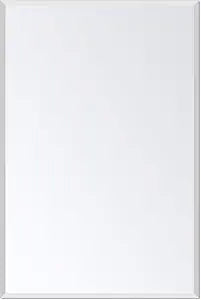Bathroom Mirror for Over Sink 24x16 Inch Frameless Wall Mirror Rectangle