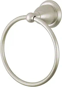 Kingston Brass BA1754SN Towel-Ring, 6", Brushed Nickel