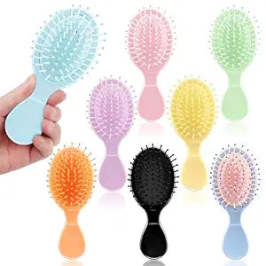 HOFASON 8 PCS Mini Wet Hair Brush, Christmas Stocking Stuffers