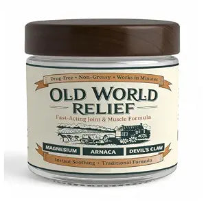 Old World Relief Magnesium Cream, Magnesium Butter with Arnica & Boswellia, Non-Greasy Soothing Relief & Relaxation Body Lotion for All Skin Types (1)