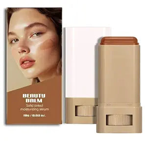 Beauty Balm Serum-Enriched Tinted Moisturizer Stick ï¿½ï¿½ï¿½ Hydrating Lightweight Solid Foundation with Natural Skin Tint Finish, Flawless Sheer to Medium Coverage, Radiant & Dewy Glow, All-Day Wear (