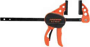 Jorgensen 33804 E-Z HOLD 4-Inch Hobby/Craft Clamp, black/brown