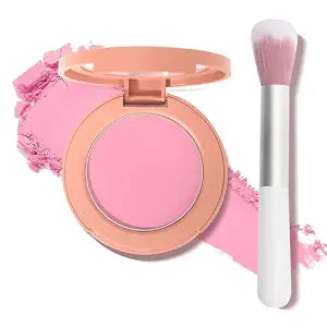 Pink Powder Blush for Cheeks with Brush, 06#