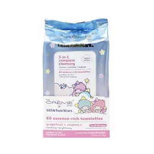 The Crème Shop x Little Twin Stars 3-In-1 Cleansing Wipes (60 Count)