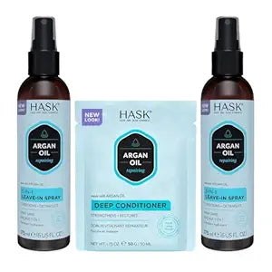 HASK Repair Argan Oil Leave-In Duo + Deep Conditioner