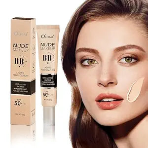 O'CHEAL Full Coverage BB Cream Foundation with SPF 50+++ (Natural)