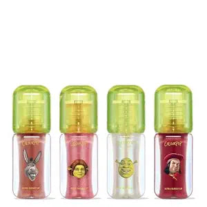 ColourPop x Shrek Ultra Glossy Lip Set ï¿½ï¿½ï¿½ 4 Limitedï¿½ï¿½ï¿½Edition Highï¿½ï¿½ï¿½Shine, Nonï¿½ï¿½ï¿½Sticky Lip Glosses: Noble Steed, Ogress, Ogre & Short Lord ï¿½ï¿½ï¿½ Hydrat