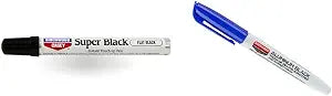 Birchwood Casey Long-Lasting Fast-Drying Super Black Touch-Up Pen & Aluminum Black Metal Finish Touch-Up Pen for Restoring Scratched and Marred Areas