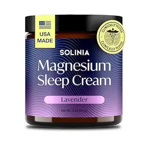 Magnesium Sleep Cream, USA-Made Topical Magnesium Lotion for Sleep