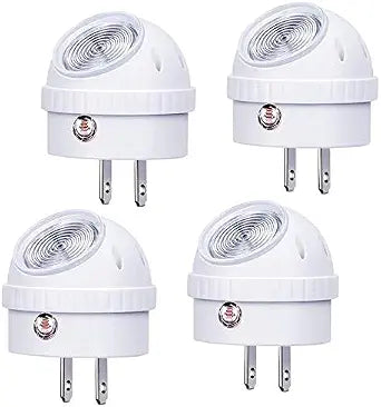 Emotionlite Plug-in LED Night Light Dusk to Dawn Sensor Warm White 4 Pack