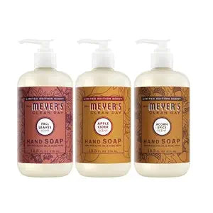 Mrs. MEYER'S CLEAN DAY Fall Scent Variety Pack (Apple Cider + Acorn Spice + Fall Leaves)