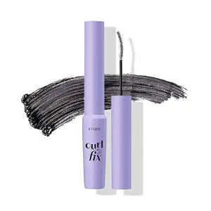ETUDE Curl Fix Slim wand Waterproof Mascara, Black, 0.10 fl oz