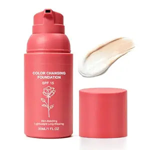 Korean Color Changing Foundation for Mature Skin, Light-Medium, 30 ml
