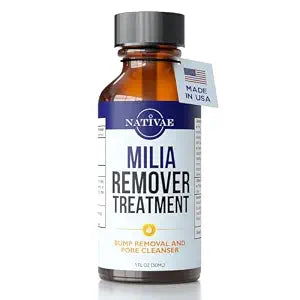 Milia Remover Treatment for Eyes & Face - Milia Spot Treatment with Salicylic Acid & Tea Tree Oil - Milia Acne Serum