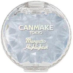 CANMAKE - Munyutto Highlighter - Packed Powder Compact - 0.13oz (3.8g) (04 Blue Topaz)