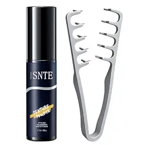 Texture Powder & Comb for Instant Volume, Matte Finish, All Day Medium Hold