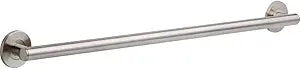 Delta Contemporary (1-Pack) 36' Shower Grab Bar ADA Compliant Brilliance Stainless Steel 450 lb Capacity Bathroom Safety Handle for Shower, Tub | Wall Mount Balance Assist, Handicap Grip 41836-SS