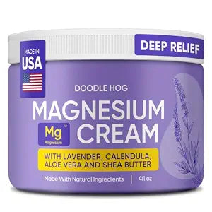 DOODLE HOG Magnesium Cream for Full Body Comfort, Safe for Kids