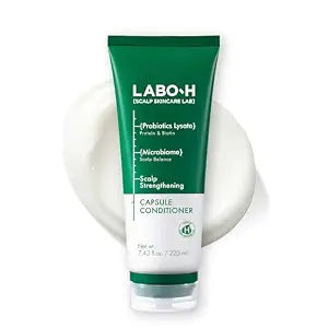 LABO.H Scalp Strengthening Capsule Conditioner for Hair Growth & Anti-Loss | Vegan Treatment with Vitamin C, Biotin, Caffeine and Rosemary Oil, Instant Softening & Nourishing, Korean, 7.43 Fl. oz.