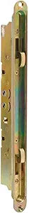 12.5" Dual Point Double Hook Sliding Glass Door Mortise Lock with 3/8" Recessed Plate with 12" Hole Spacing Fix and Repair Door Hardware