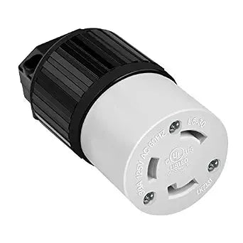 ENERLITES NEMA L5-30R Locking Connector for Generator, Black