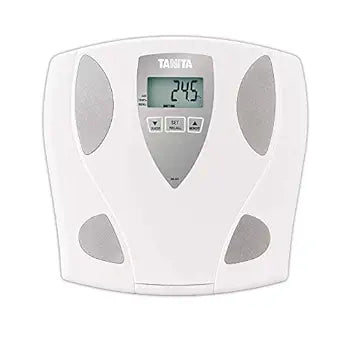 Tanita UM-081 Body Fat & Body Water Monitor Scale - Digital Weight & BMI Analyzer - 330 lb Capacity - 2 User Memory - Guest Mode - Japan Technology