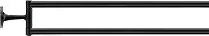Duravit 0099414600 Starck 2 Arm Towel Rail - Black Matte