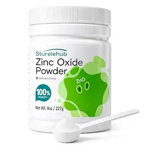 Non-Nano Zinc Oxide Powder 8oz, Smooth Mixing for DIY Sunscreen