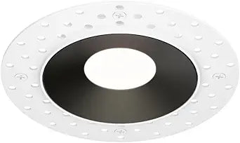 Maxim Lighting Crisp 6" 1-Light Downlight | Black Finish | Pc Shade | Transitional Downlight | Ideal for Kitchens, Hallways & Living Rooms | Dimmable Wet Rated | 87663BK