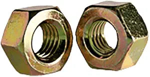 5/8"-11 Heavy Hex Nut / A563 Grade A Steel/Zinc Yellow Plating (Quantity: 50 pcs)