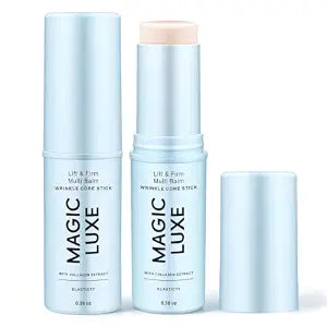 Magic Luxe Korean Under Eye Balm Stick, Luxe Under Eye Balm & Luxe Eye Cream Alternative, Hydrating Smoothing Multi Balm for Dark Circles, Puffiness & Fine Lines 0.38 Oz (2PC)