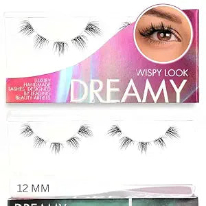 GAZELLE Luxury Dreamy 12mm Natural Eyelash Clusters ï¿½ï¿½ï¿½ Soft Korean Silk PBT, Wispy & Lightweight ï¿½ï¿½ï¿½ 10 Day Wear ï¿½ï¿½ï¿½ Handmade, Vegan, Cruelty-Free ï¿½ï¿½ï¿½ W