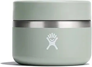 Hydro Flask Food Jar  Insulated Stainless Steel, Snack Travel Container for Hot Food, Lunch, & Soup 12 Oz Agave Green