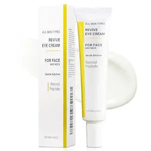 Revive Eye Cream with Retinal Niacinamide,Reduces Under-Eye Bags, Fine Lines, Dark Circles and Wrinkles; Stimulates Cell Renewal & Firms Skin. Korean Skin Care 40g（1.40 fl. oz）