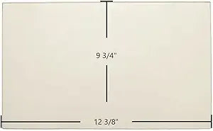 Preway Double Door Ceramic Glass Panels Γ High-Temperature Replacement Glass (12 3/8" x 9 3/4")