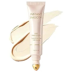 Line Smoother Fine Line Blurring Primer, Instant Smooth Line Smoother, line smoother Instant Smooth Line Filler Formula with Vitamin C Niacinamide Hyaluronic Acid, Lightweight Twist-Up Design (1 Pcs)