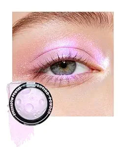 Glitter Eyeshadow Palette,Aurora Pink Holographic Metallic Color Eye Shadow