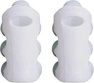 Garneck 2pcs Shower Head Holder Suction Cup Bracket Removable Shower Head Wall Mount Holder for Handheld Showerheads No Drill Bathroom Accessory Reusable Inside Installation