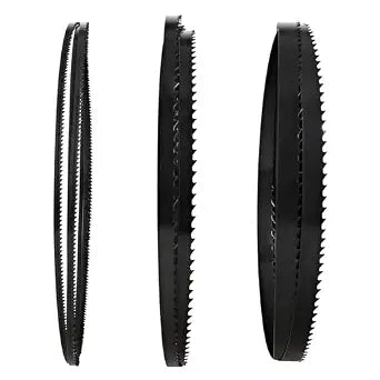 TASP 59-1/2" Bandsaw Blades Set (1/8" 1/4" 3/8" Wide), Pack of 3