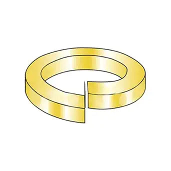 7/8" High Alloy Split Lock Washers/Alloy Steel/Zinc Yellow/Outer Diameter: 1.459" / Thickness: .219" (Carton: 100 pcs)